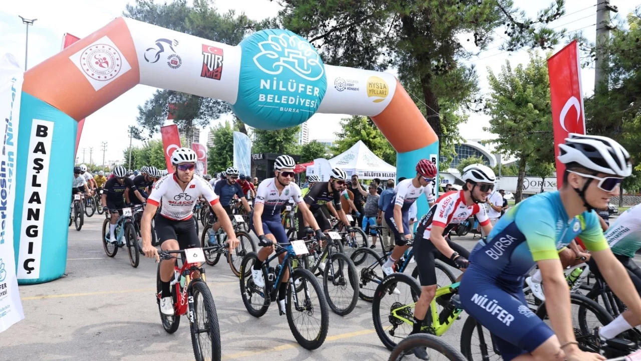 Mysia Yolları'nda dağ bisikleti maratonu