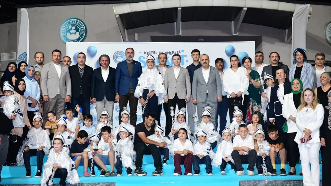 Kestel Belediyesi'nden çocuklara unutulmaz sünnet şöleni