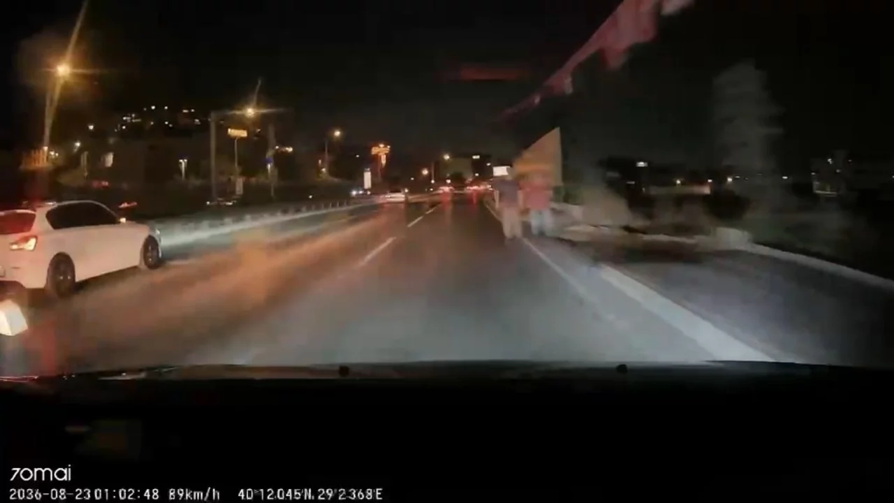 Bursa'da ilginç kaza: Çarpılan yaya koşarak uzaklaştı