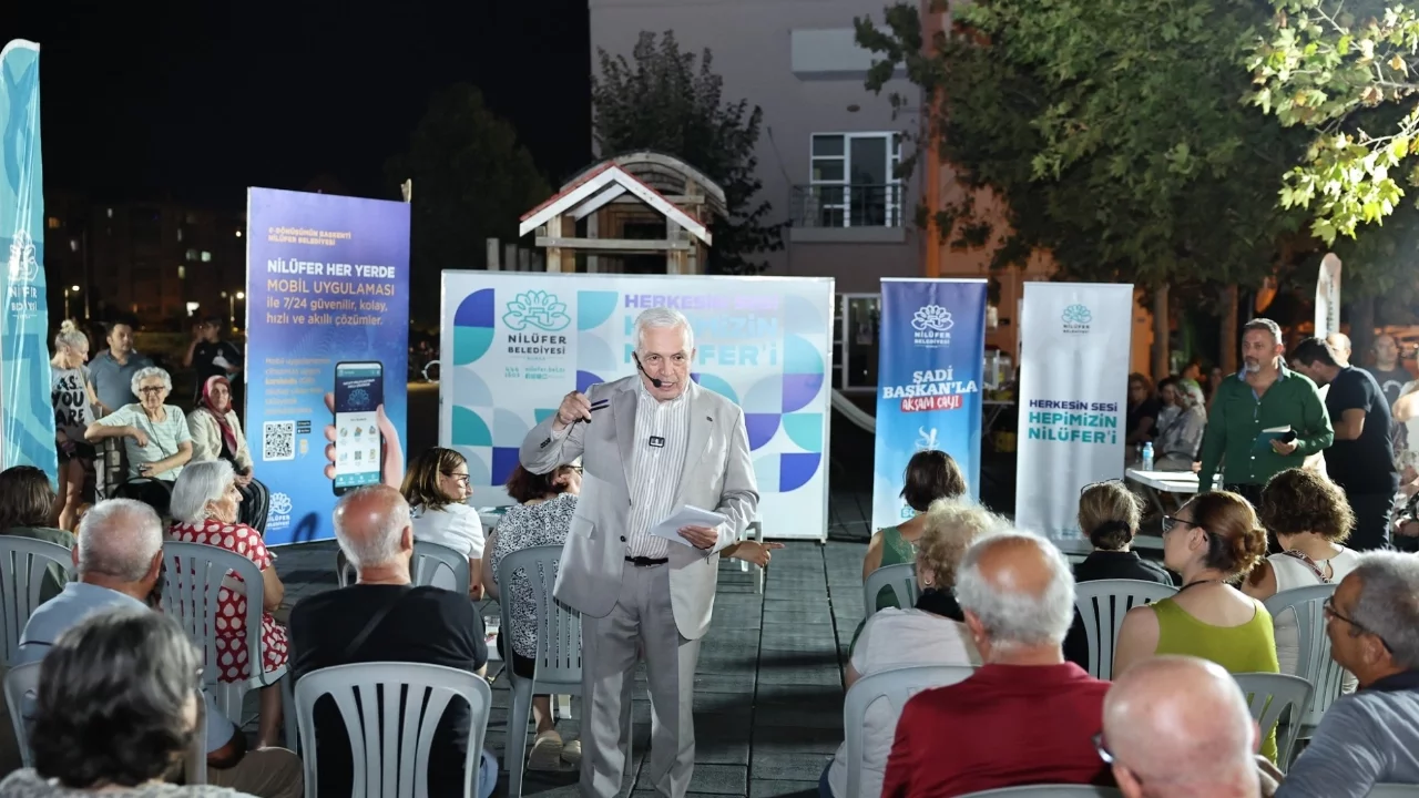 Başkan Şadi Özdemir Yüzüncüyıl sakinleriyle buluştu