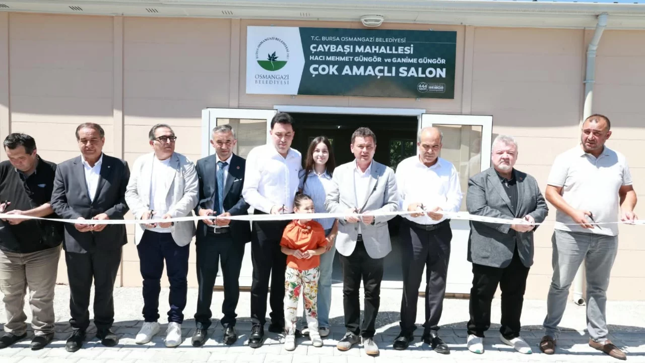 Çaybaşı Mahallesi Çok Amaçlı Salonuna Kavuştu