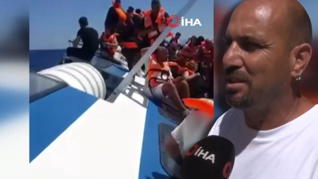 Girne'de feribot faciasında kahramanca müdahale: 100 kişiyi böyle kurtardı
