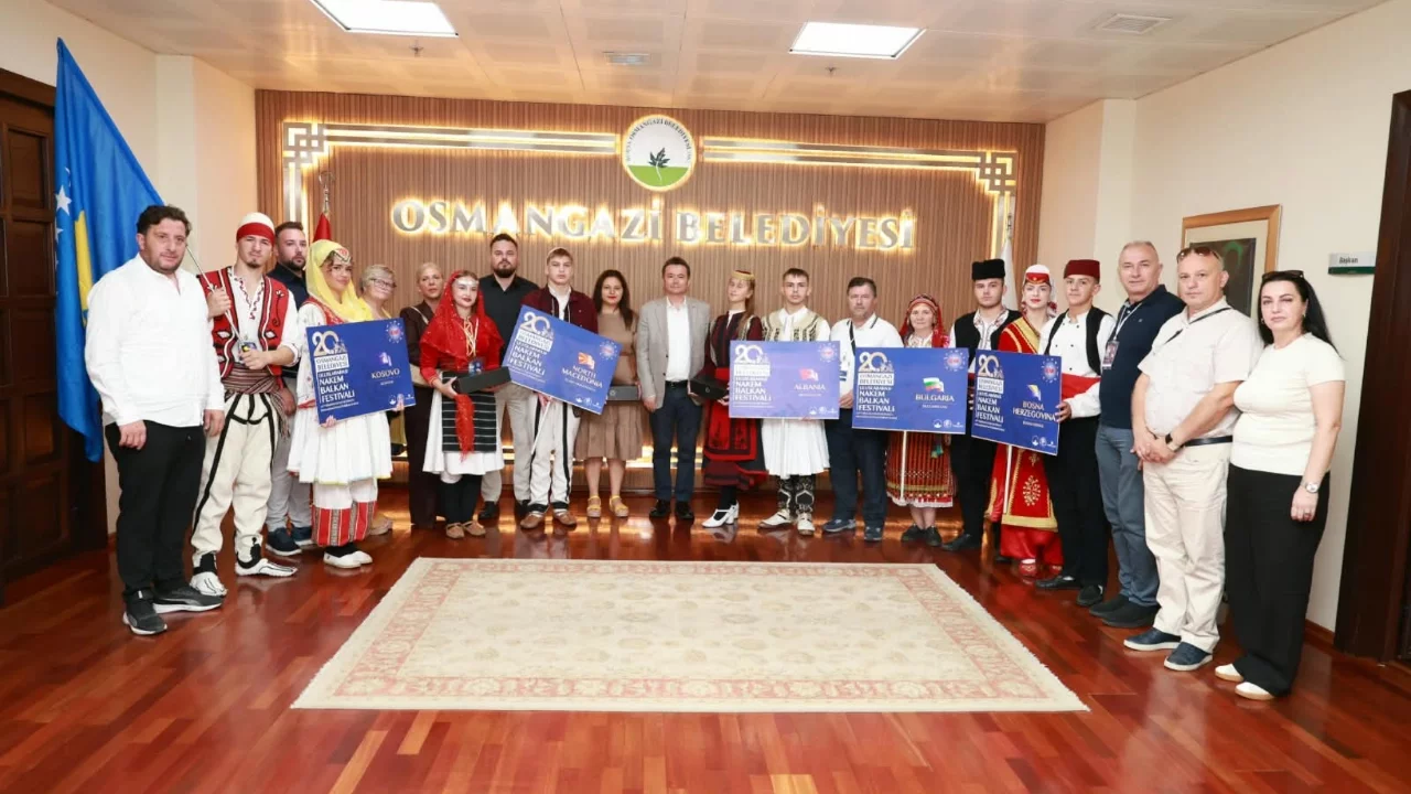 Balkan Kültürünün Temsilcileri Başkan Aydın'la Buluştu