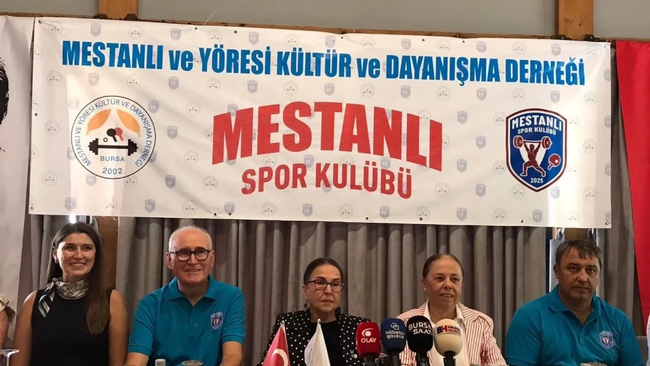 Bursa'da spor hayatına yeni üye... Mestanlı Spor Kulübü kamuoyuna tanıtıldı!