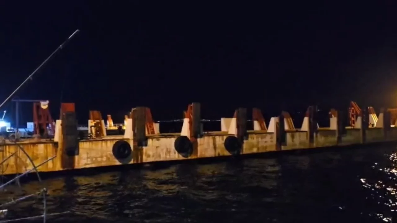 Mudanya İskelesi'nde deniz otobüsü kazası