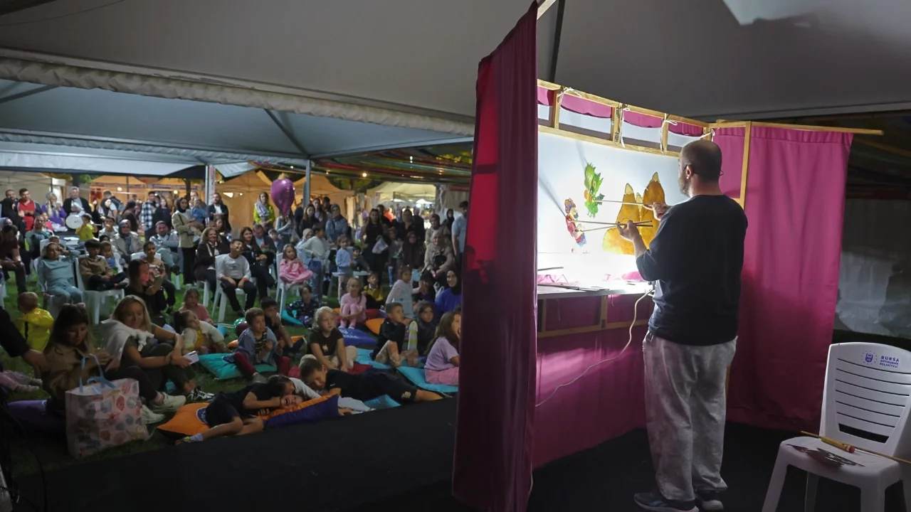 Festivalde çocuklar hem eğlendi hem spor yaptı