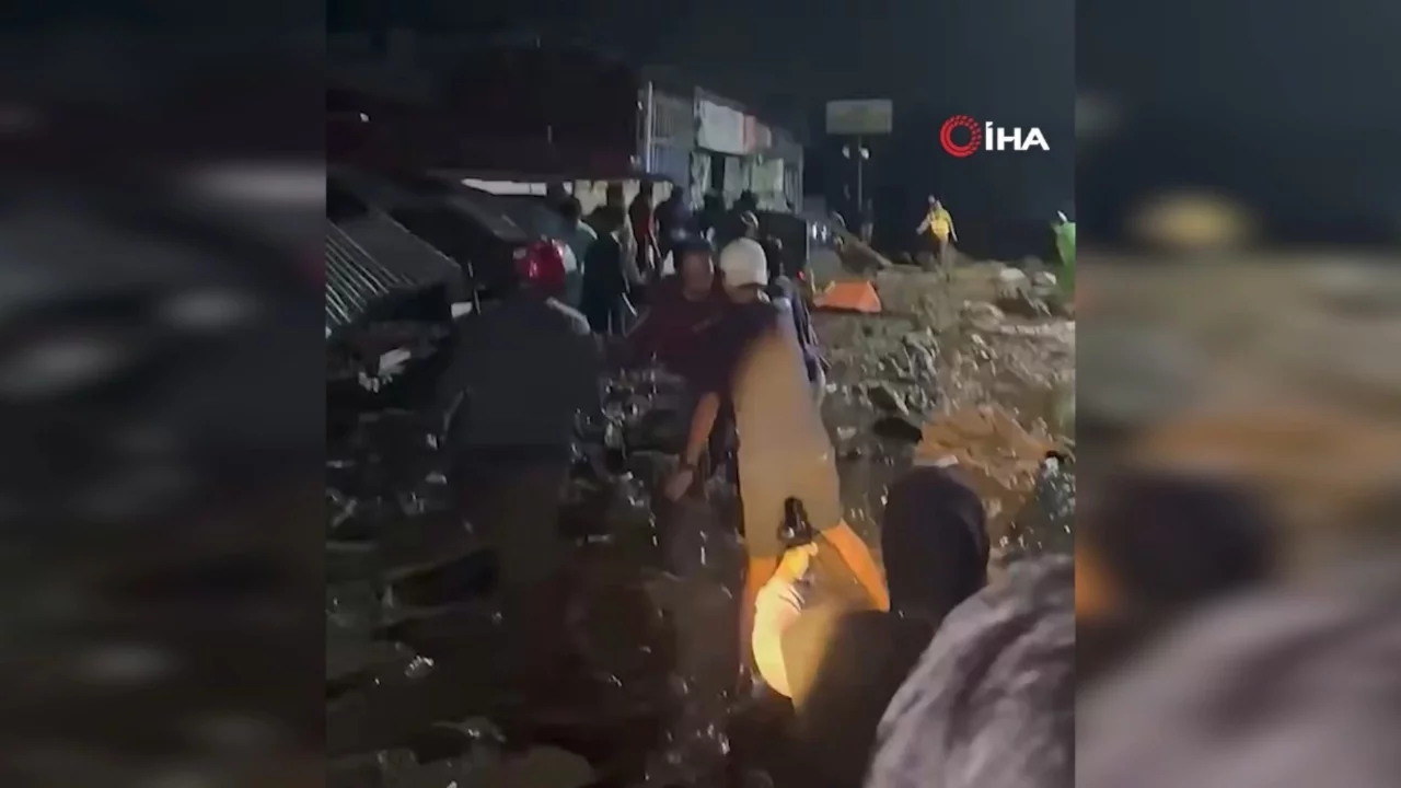 Şiddetli yağış sele dönüştü: 1 ölü, 4 yaralı