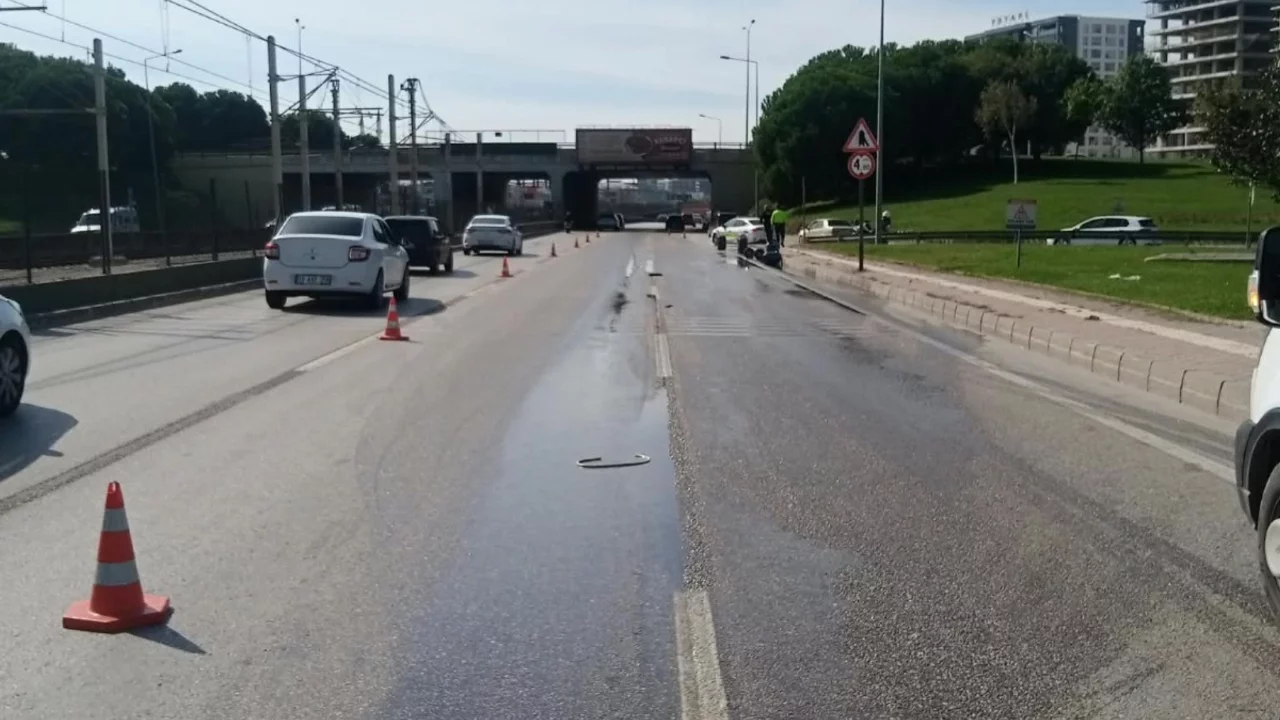 Bursa'da kimyasal madde paniği: Yol kapatıldı, ekipler seferber oldu
