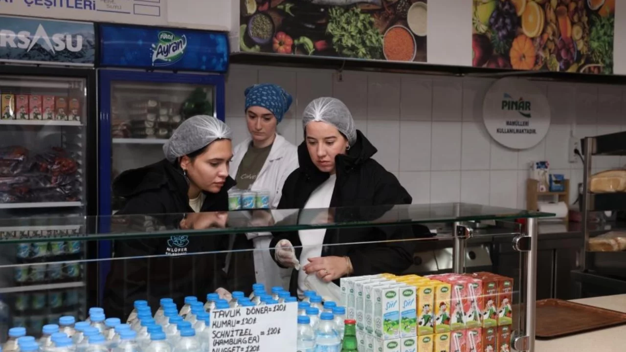 Bursa'da okul kantinlerine denetim