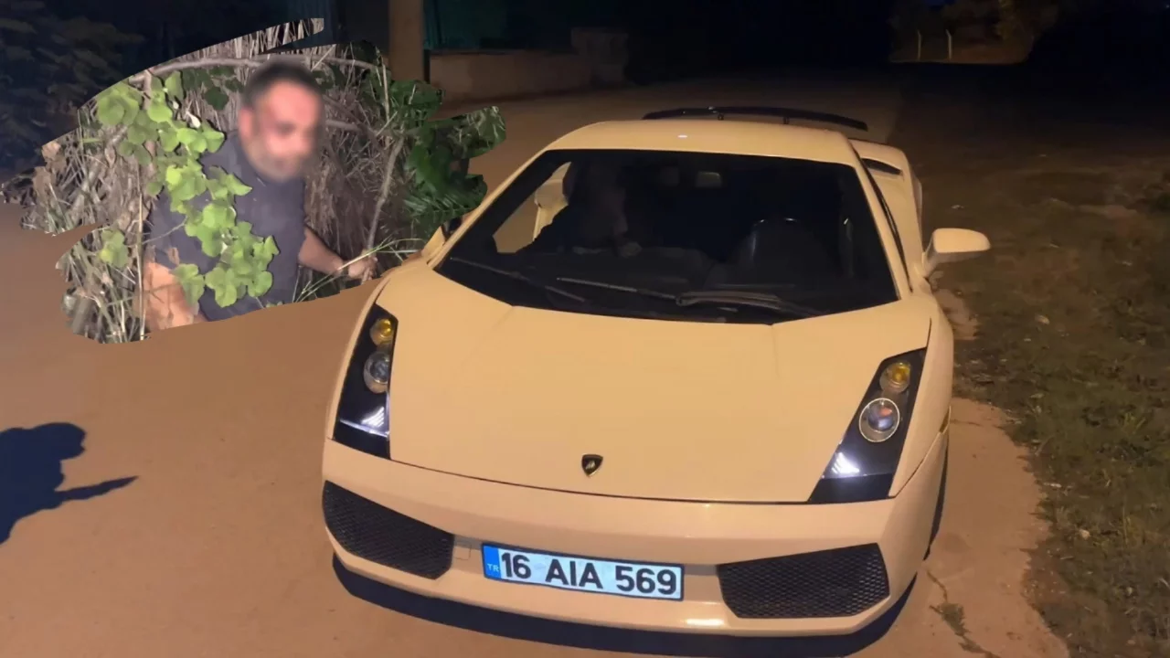 Bursa'da 10 milyonluk otomobille kaçtı: Çalılıkta uyurken bulundu, 550 bin lira ceza kesildi