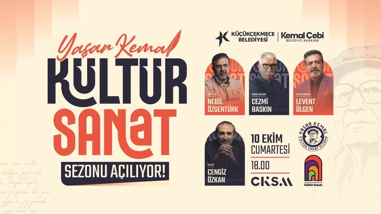 Yaşar Kemal Kültür Sanat Sezonu Küçükçekmece’de açılıyor