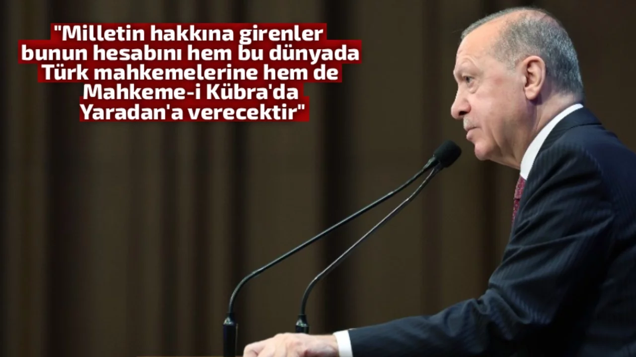 Erdoğan'dan fon soruşturmasında sert mesaj: "Milletin hakkına giren hesabını verecek"