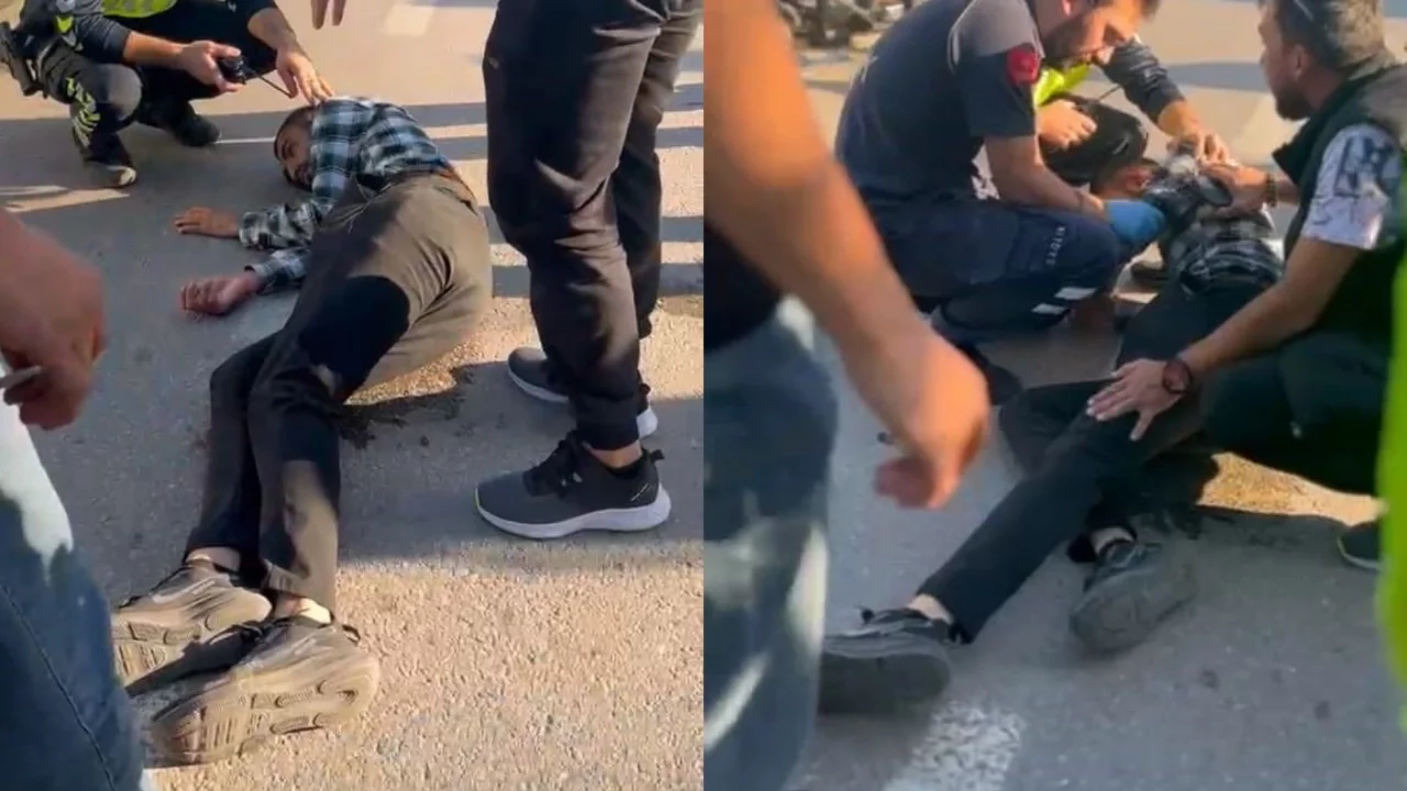 Bursa'da korkutan kaza: Özel halk otobüsünün çarptığı genç hastaneye kaldırıldı