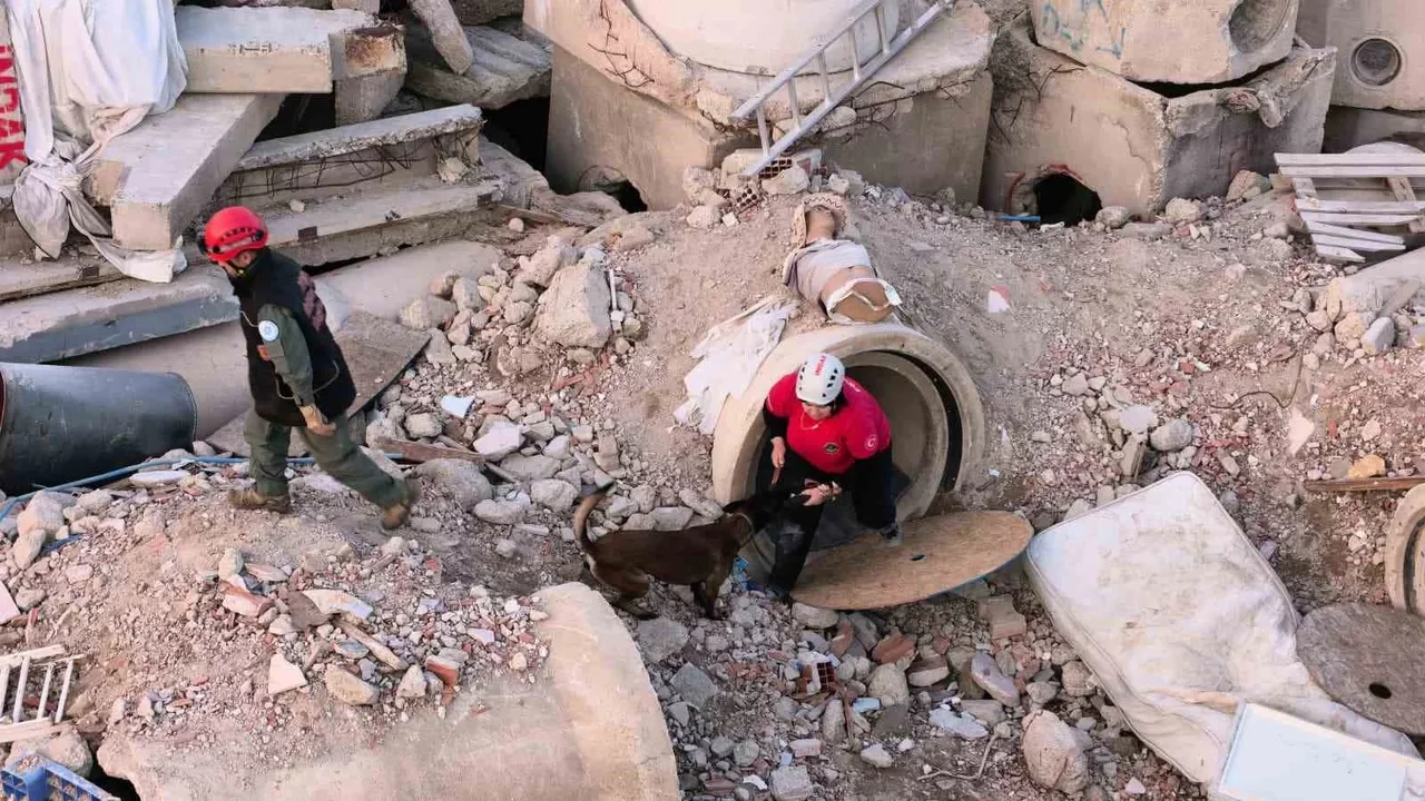 İnegöl K9 eğitim alanı, arama kurtarma ekiplerini buluşturdu