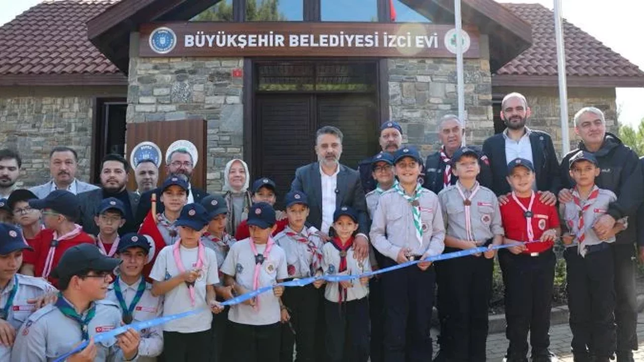 Bursa Atatürk Kent Ormanı’nda İzci Evi hizmete açıldı