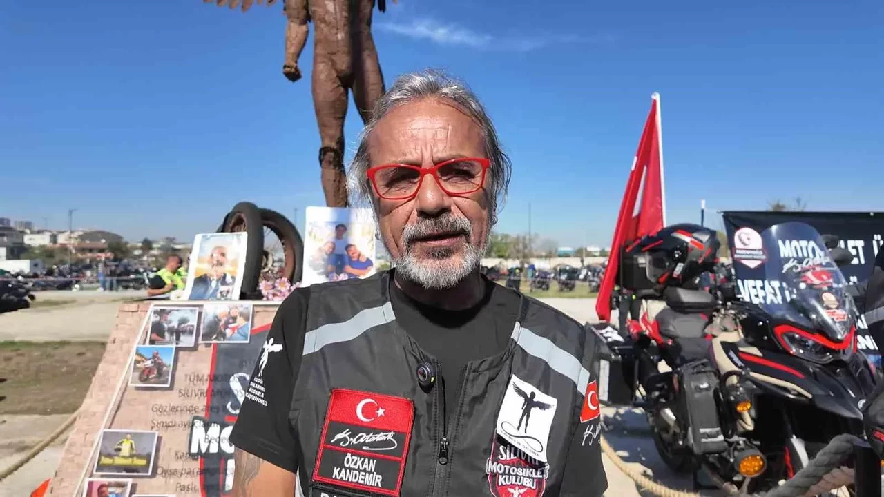 Silivri’de yaklaşık bin motosikletli kazalarda ölenleri andı