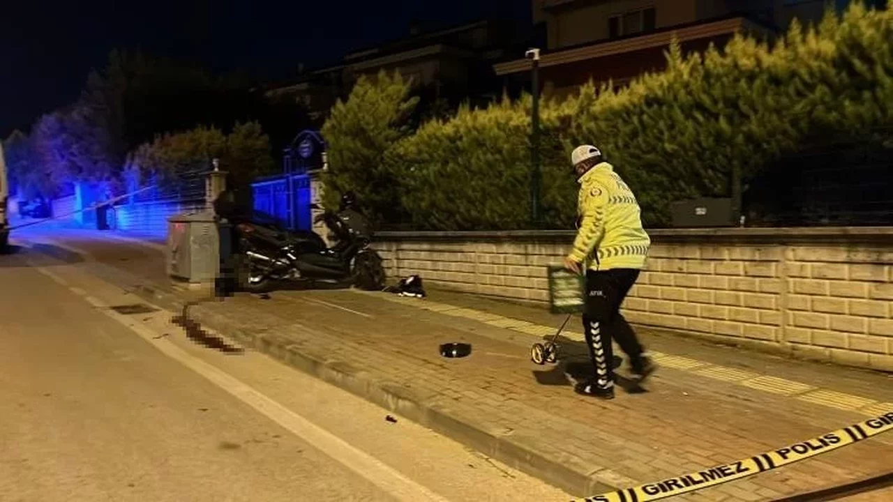 Bursa Nilüfer'de motosiklet sürücüsü trafoya çarparak hayatını kaybetti