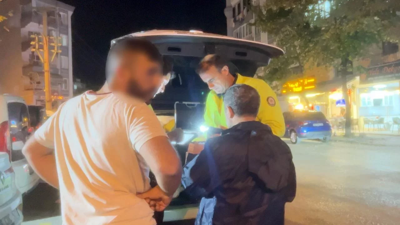 Bursa Mudanya'da 1,55 promil alkollü sürücüye 25 bin TL ceza
