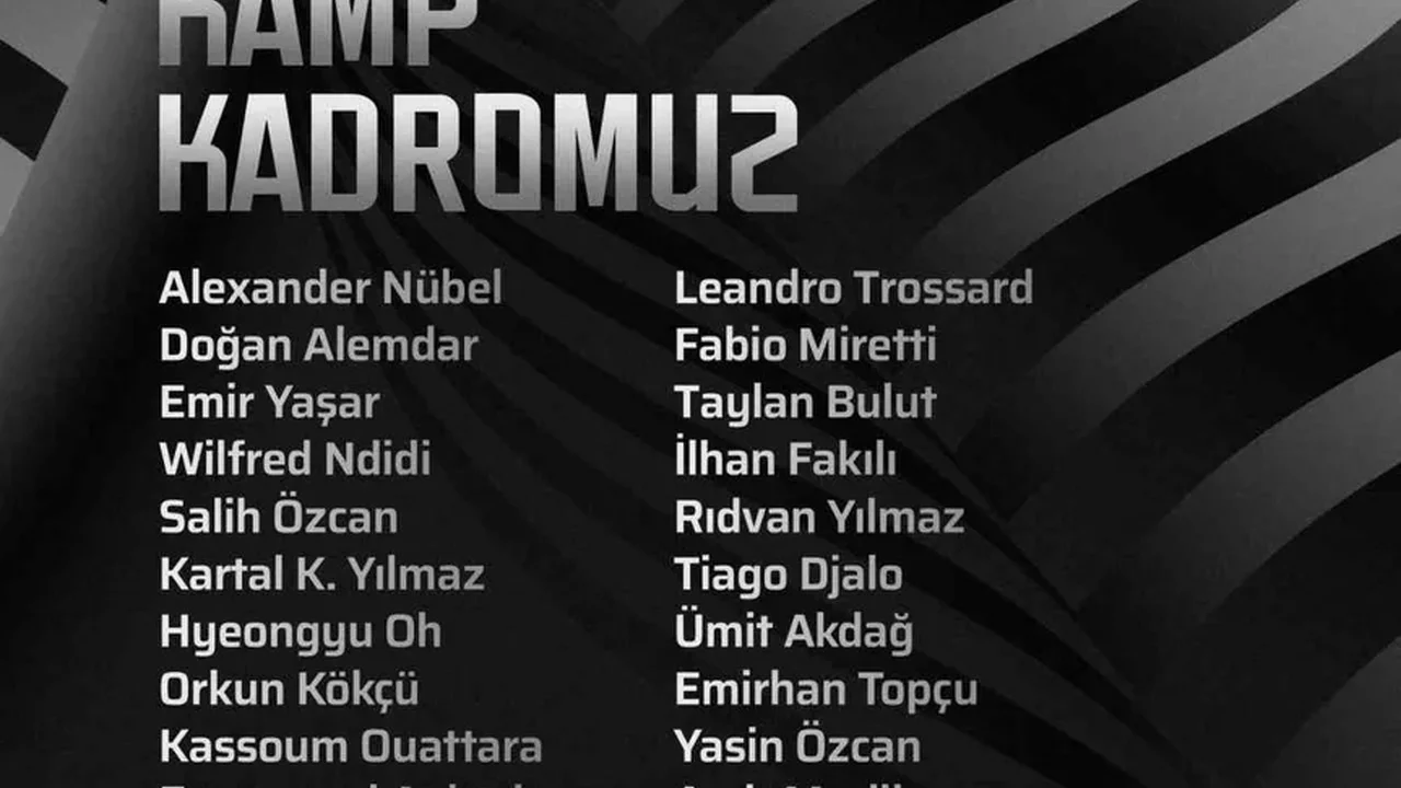 Beşiktaş’ta Dusan Vlahovic, Hoffenheim maçının kadrosuna alınmadı