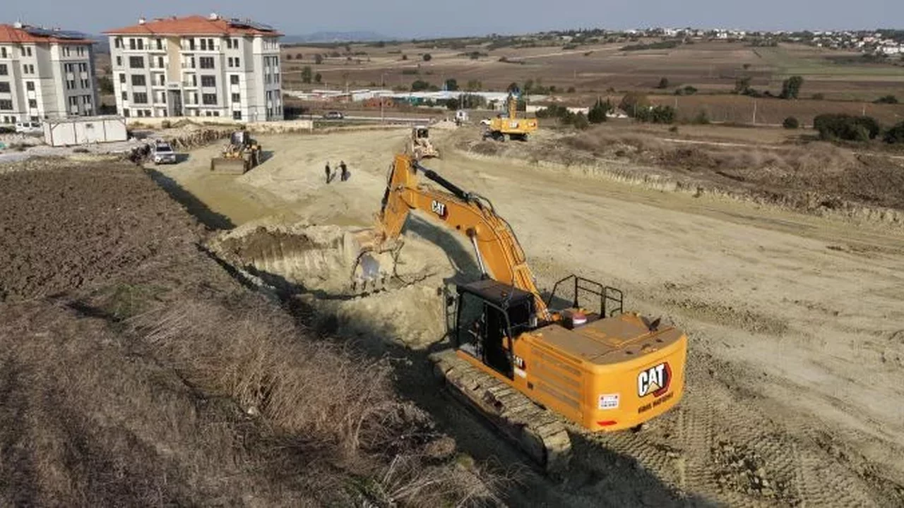 Bursa Nilüfer'de Görükle-Gökçe bağlantı yolu yapılıyor