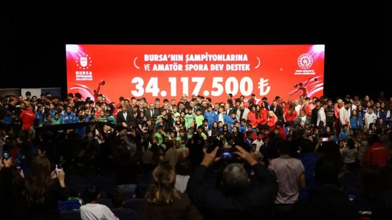 Bursa'da amatör spora 34,1 milyon TL kaynak ayrıldı