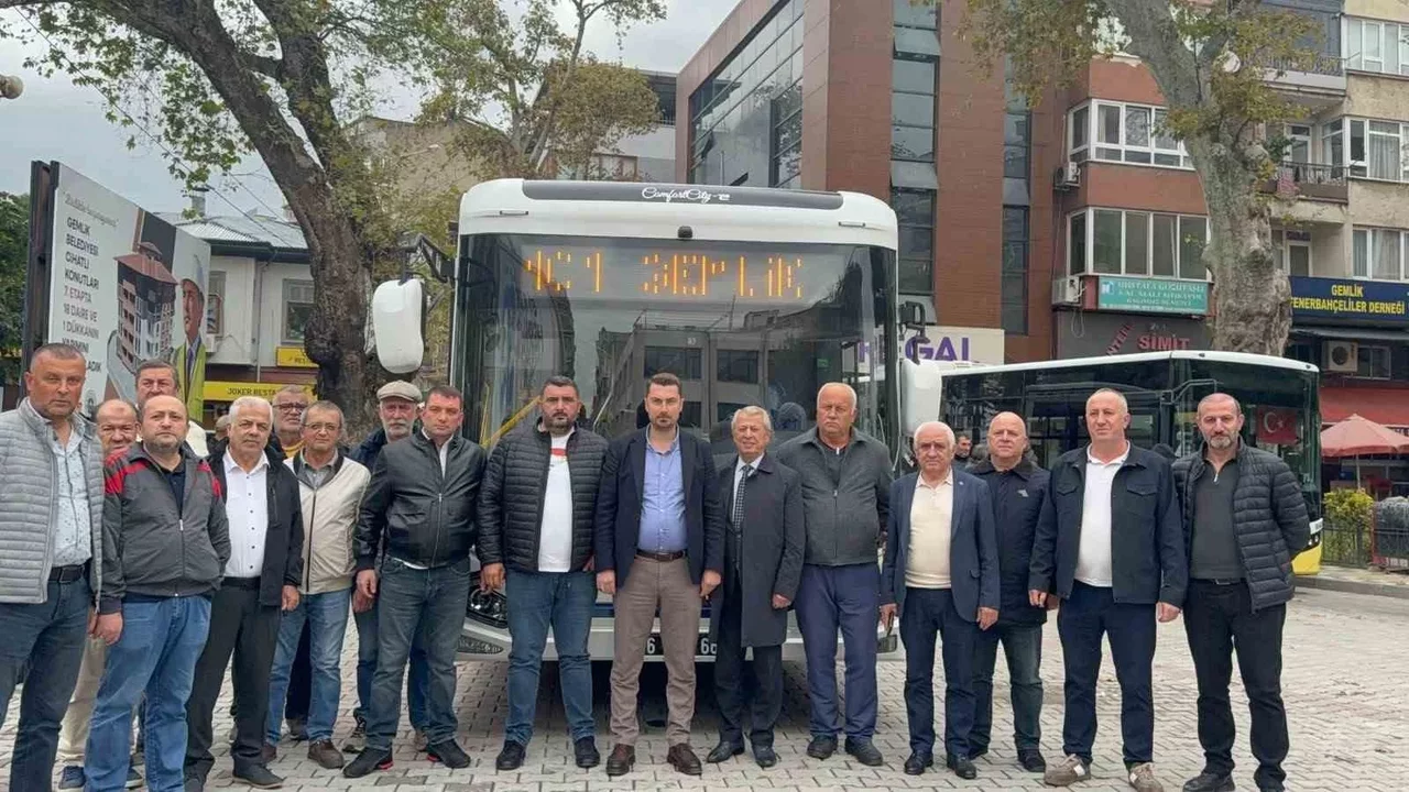 Gemlik’te 21 elektrikli otobüs için test seferleri başladı