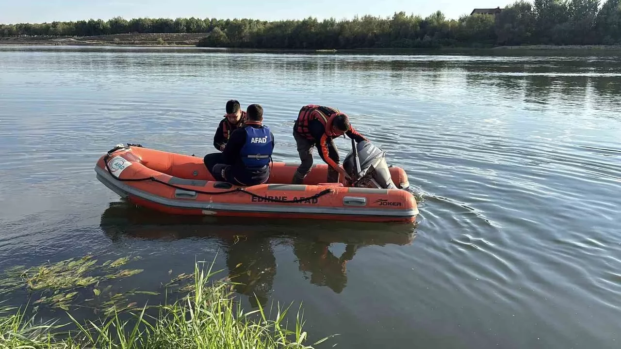 Meriç Nehri'nde kaybolan 12 yaşındaki çocuk 6 gündür aranıyor