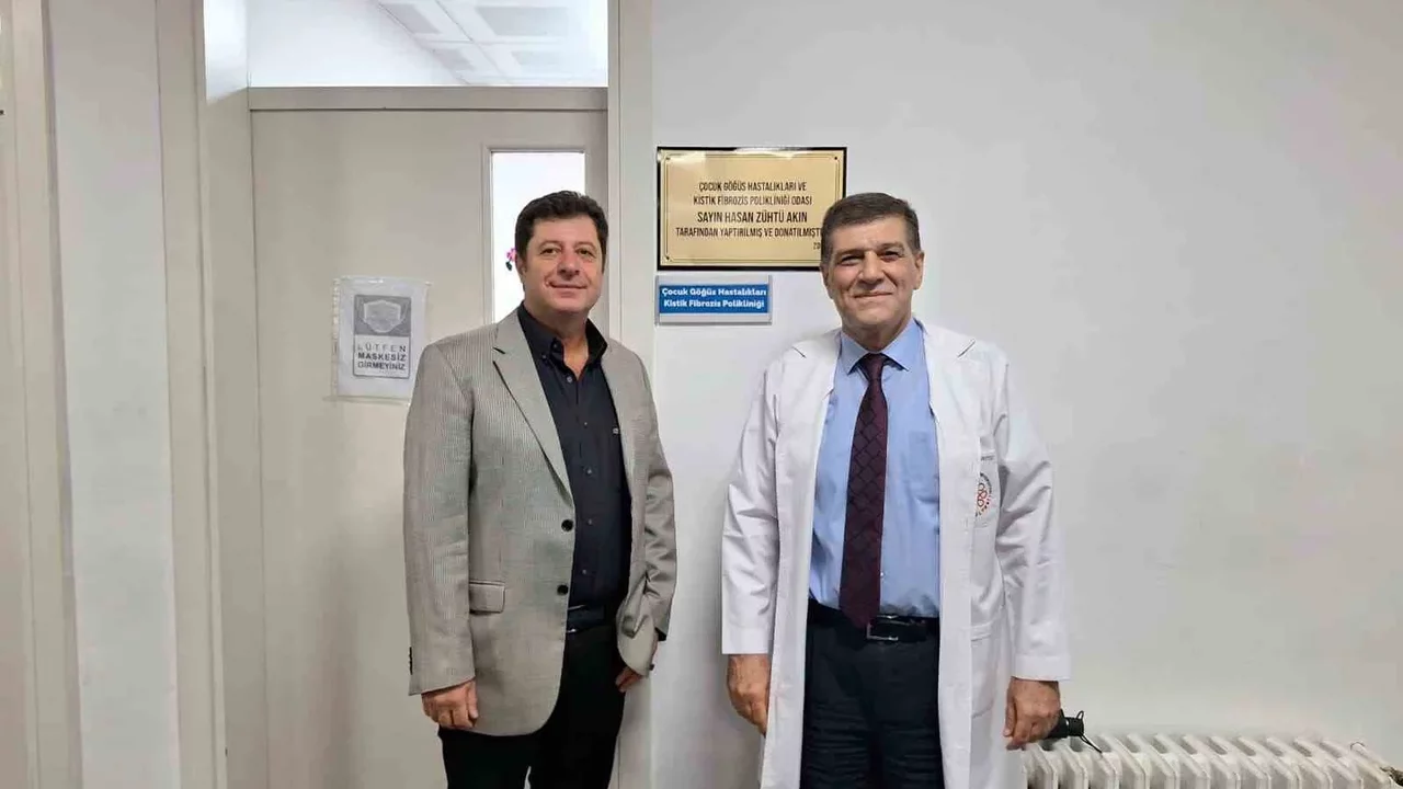 BUÜ Hastanesi'nde Kistik Fibrozis Polikliniği odası kuruldu
