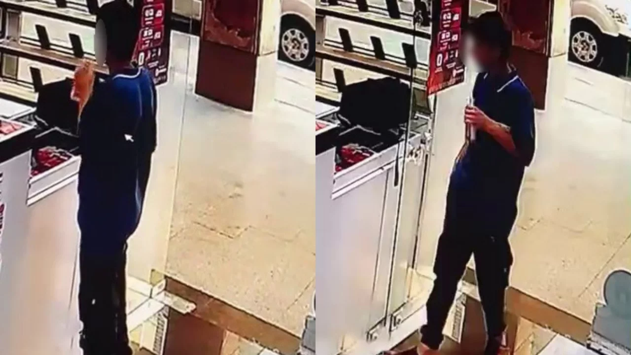 Bursa'da iş yeri sahibinin dalgınlığından faydalandı! Sıfır telefonu çalıp kayıplara karıştı