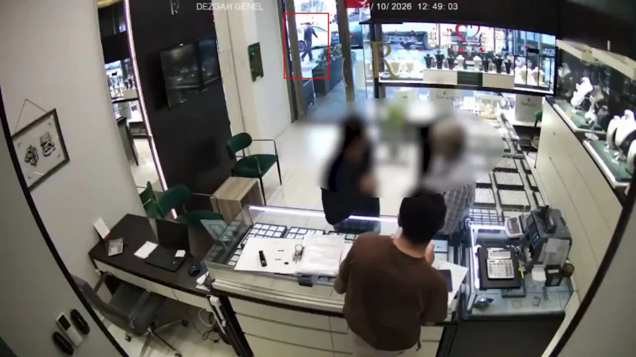 Kuyumcuya silahlı saldırıda yeni görüntüler! "Senin için adam vururum"