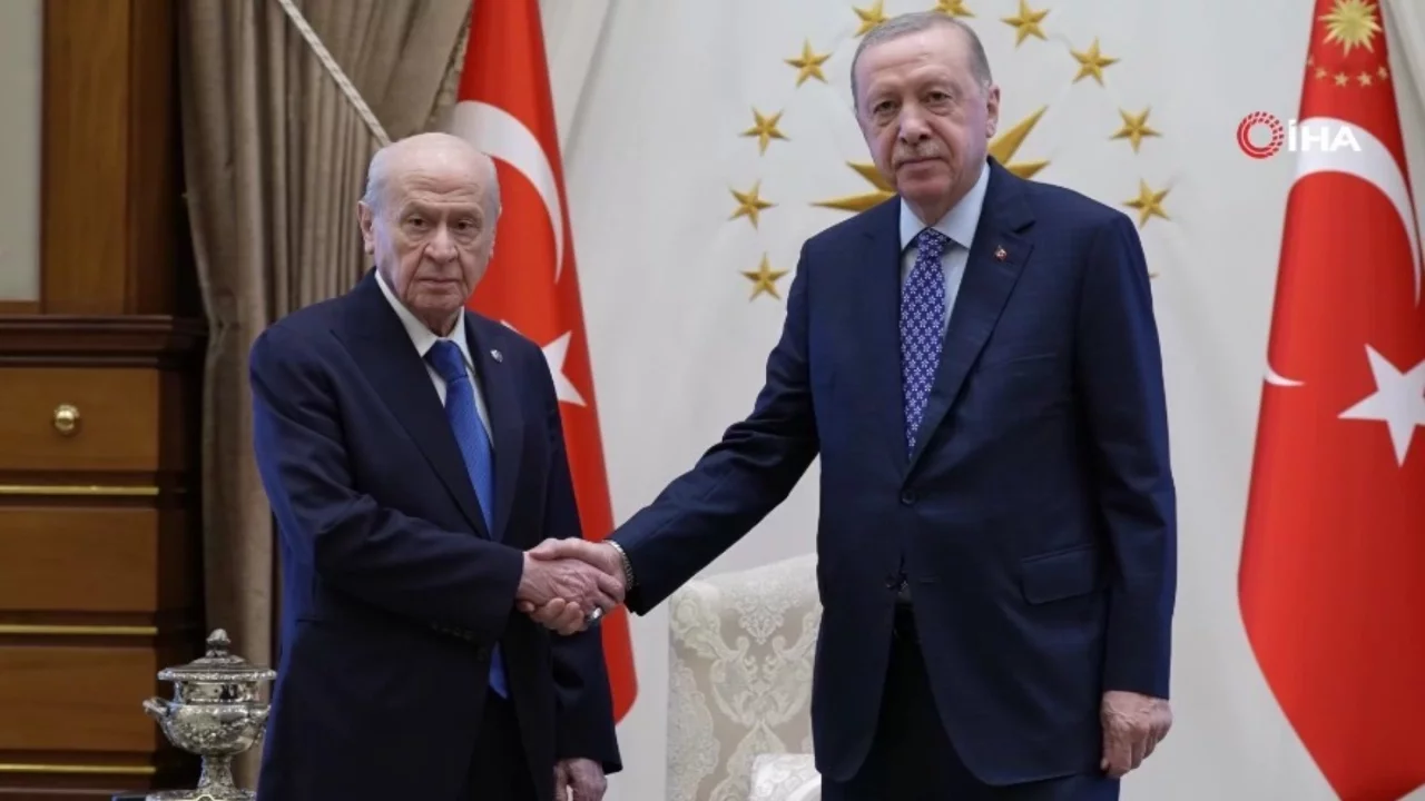 Cumhurbaşkanı Erdoğan, MHP lideri Devlet Bahçeli'yi kabul etti!
