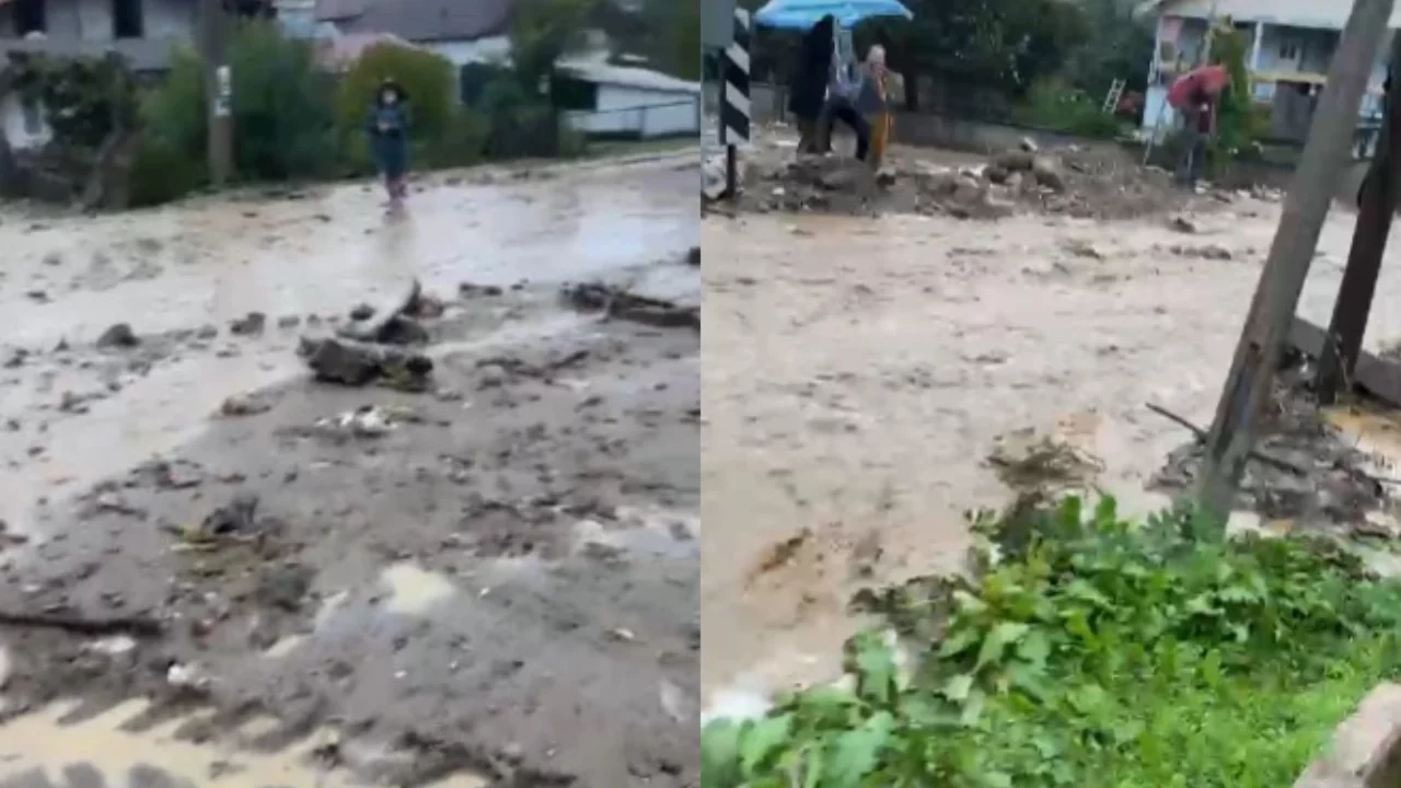 Bursa'da dere taştı! Ekipler iş makineleriyle müdahale etti