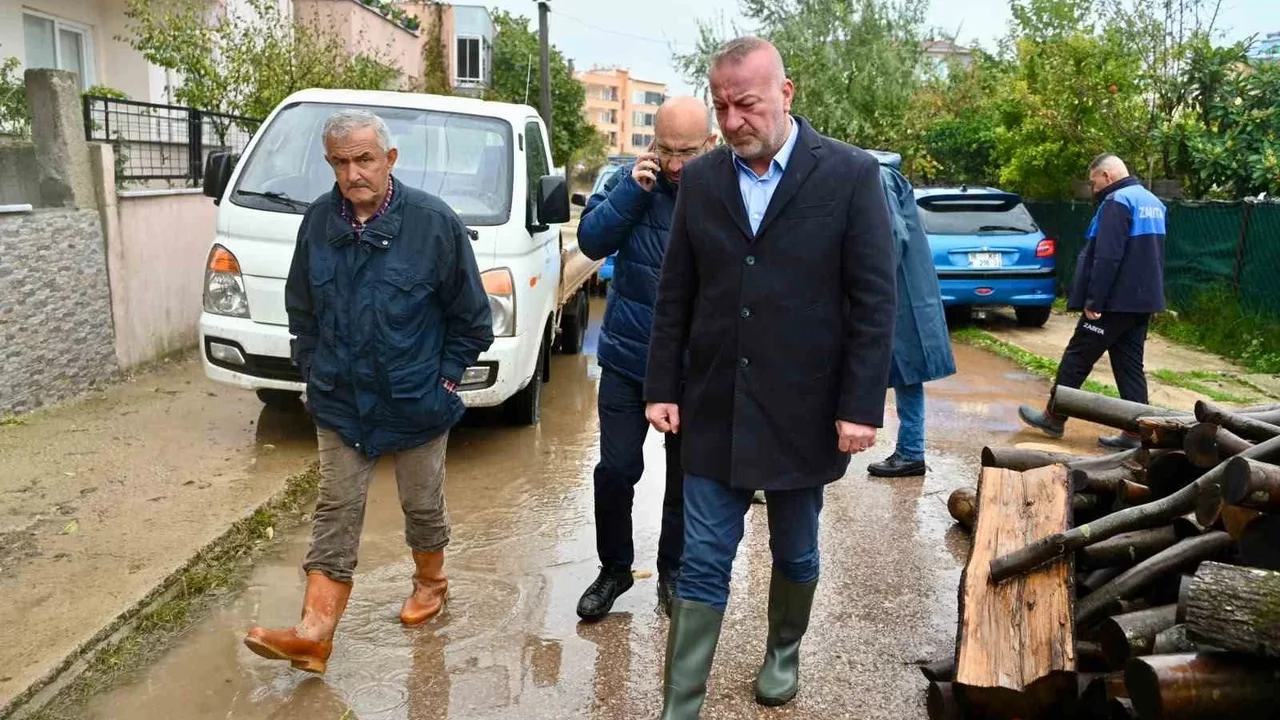 Karacabey’de şiddetli yağış: 5 mahallede ekipler seferber oldu